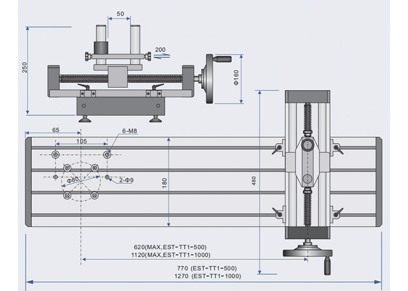 est tt1 manual torque measurement test stand dt1
