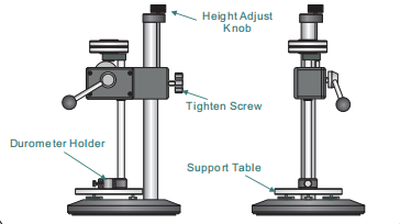 Adjustment of Durometer Test Stand
